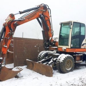 foto 11t koparka draparka+hydr.lyzka Schaeff HML42